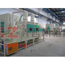 鑫哲-自動噴砂機，自動輸送式噴砂機，通過式噴砂機，通過式生產(chǎn)線